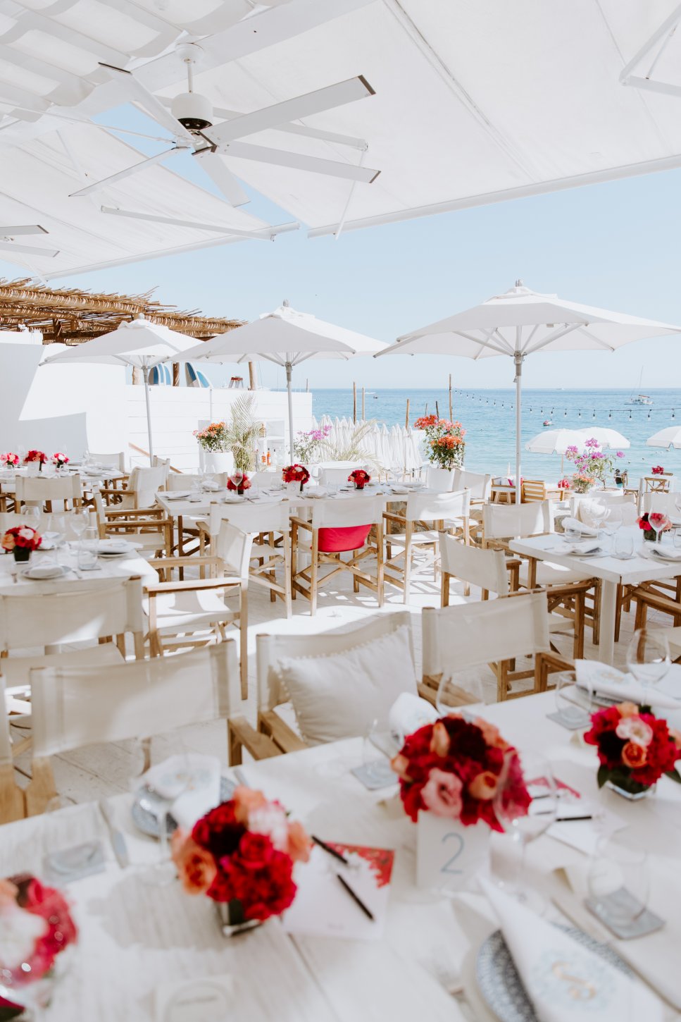 This Wedding Designer Planned the Coolest Seaside Punchy Pink Bridal Shower for Her Daughter